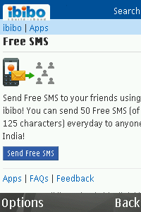 ibibo Free SMS