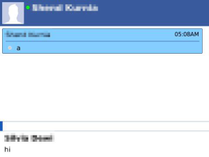 A+ Chat for Facebook with Emoticon for blackberry app Screenshot