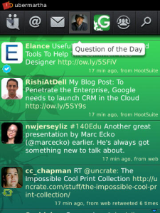 Russell Simmons Theme for UberSocial for blackberry app Screenshot