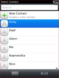 Easycallback Cheap calls for blackberry app Screenshot