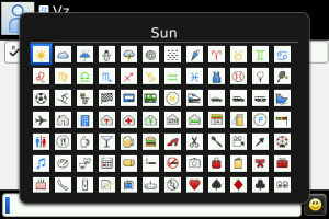 Picture Icons for BlackBerry Messenger for blackberry app Screenshot