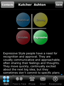Social Styles for blackberry app Screenshot
