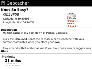 Geocacher