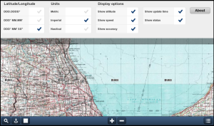 USA Explorer GPS for blackberry app Screenshot