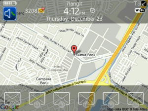 LayarLoka for blackberry app Screenshot