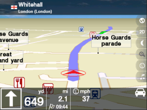 UbiNav United Kingdom and Ireland for blackberry app Screenshot