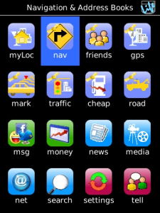 LifeInPocket GPS Life Enrichment and Navigation for blackberry app Screenshot