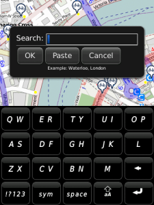 London Cycle Hire for blackberry app Screenshot