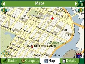 Geocache Navigator for Verizon for blackberry app Screenshot