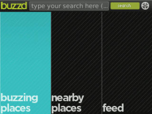buzzd for blackberry app Screenshot