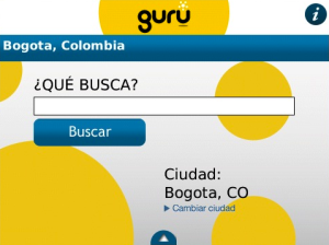 Guru for blackberry app Screenshot