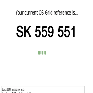 OS British Grid Reference for blackberry app Screenshot