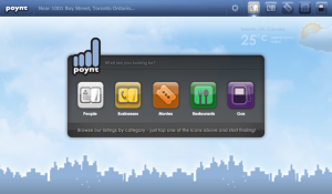 Poynt for blackberry app Screenshot