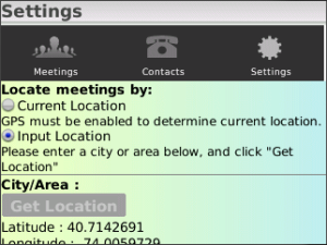 STEPS AWAY - Locate Nearby 12 Step Meetings for blackberry app Screenshot