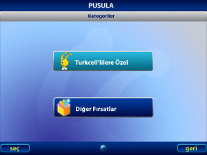 Turkcell Pusula for blackberry app Screenshot