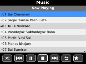 Sai Charanam for blackberry