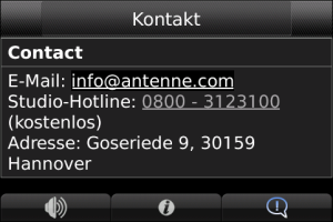 Hit-Radio Antenne Niedersachsen for blackberry