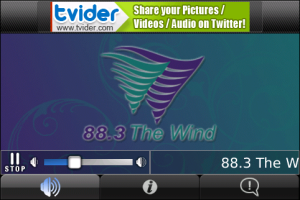 The Wind Radio for blackberry