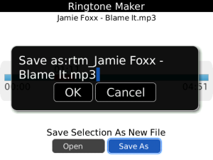Ringtone Maker for blackberry