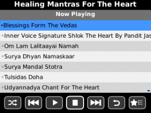 Healing Mantras for the Heart for blackberry