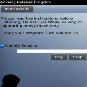 Anxiety Release Hypnosis Program for blackberry