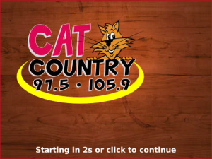 Cat Country 97.5 and 105.9 for blackberry