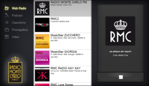 Radio Monte Carlo XL for blackberry