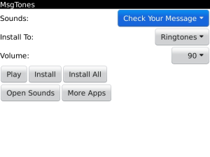 MsgTones - Cool tones for SMS Email Calendar Rigntone and More