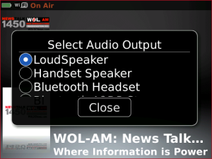 WOL-AM News Talk 1450 for blackberry