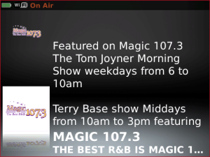 MAGIC 107.3 for blackberry