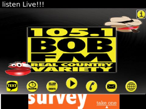 KOMG 105.1 Bob FM for blackberry