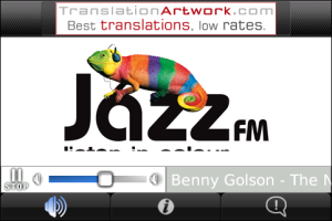 Jazz FM for blackberry