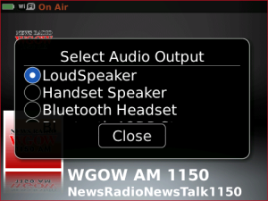WGOW AM 1150 for blackberry