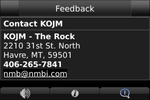 KOJM Radio for blackberry