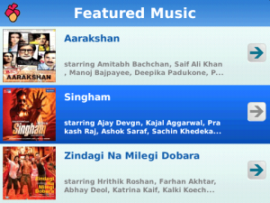 Hindi Songs + Bollywood Music Radios Dhingana Music free for blackberry
