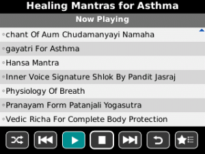 Healing Mantras For Asthma for blackberry