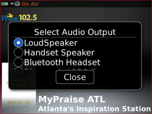 MyPraise ATL for blackberry