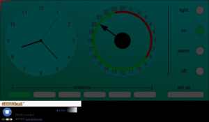 Simple Clock Radio for blackberry