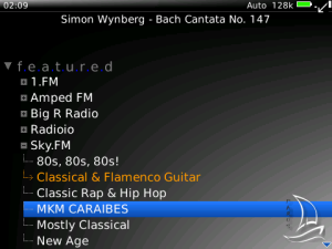 Parus Radio for blackberry