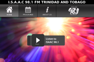 ISAAC 98.1 FM Mobile Radio Player for blackberry