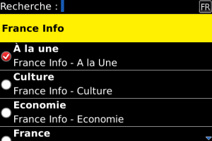 FRANCE MUSIQUE for blackberry