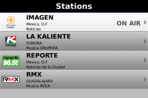 Grupo Imagen Radio for blackberry