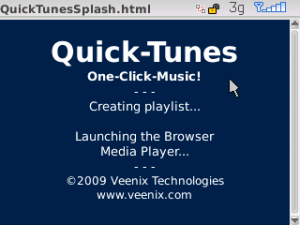 Quick-Tunes for blackberry