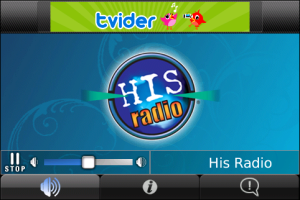 HisRadio for blackberry