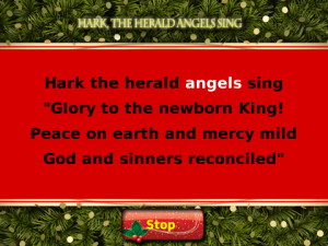 Xmas Carol: Hark The Herald Angels Sing