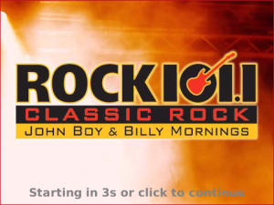 Rock 101.1 FM for blackberry