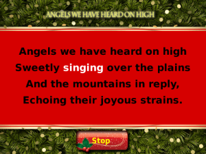 Xmas Carol: Angels We Have Heard on High for blackberry