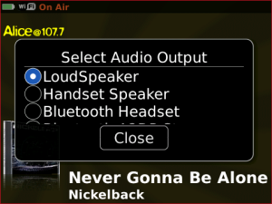 Alice 107.7 for blackberry