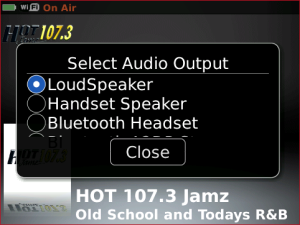 HOT 107.3 Jamz for blackberry