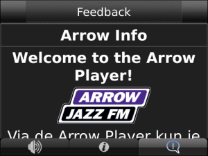 Arrow Jazz FM for blackberry